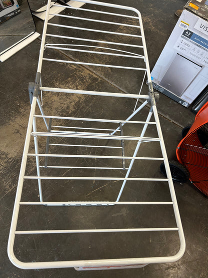 Foldable, laundry dryer rack