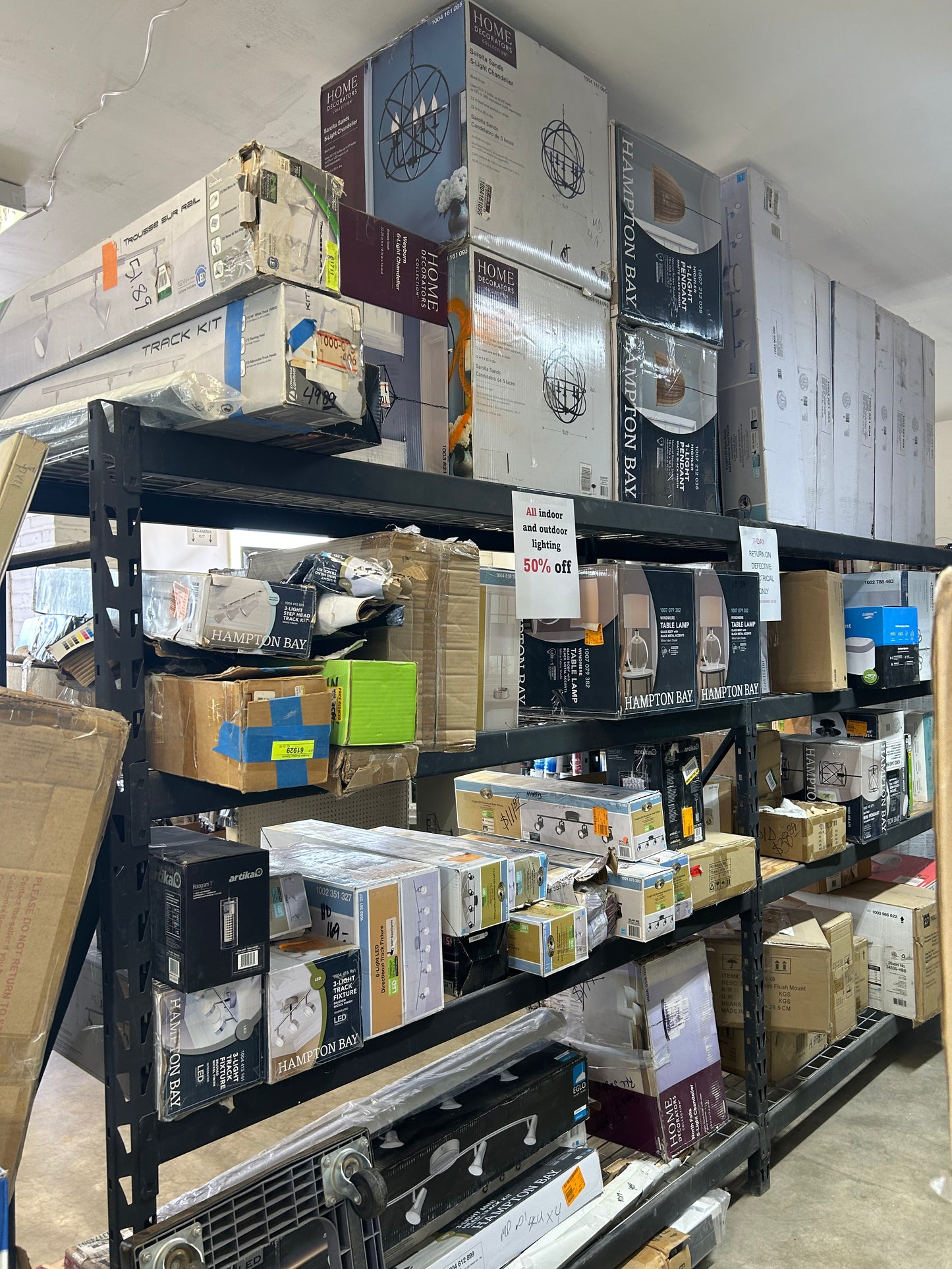 50% off lighting