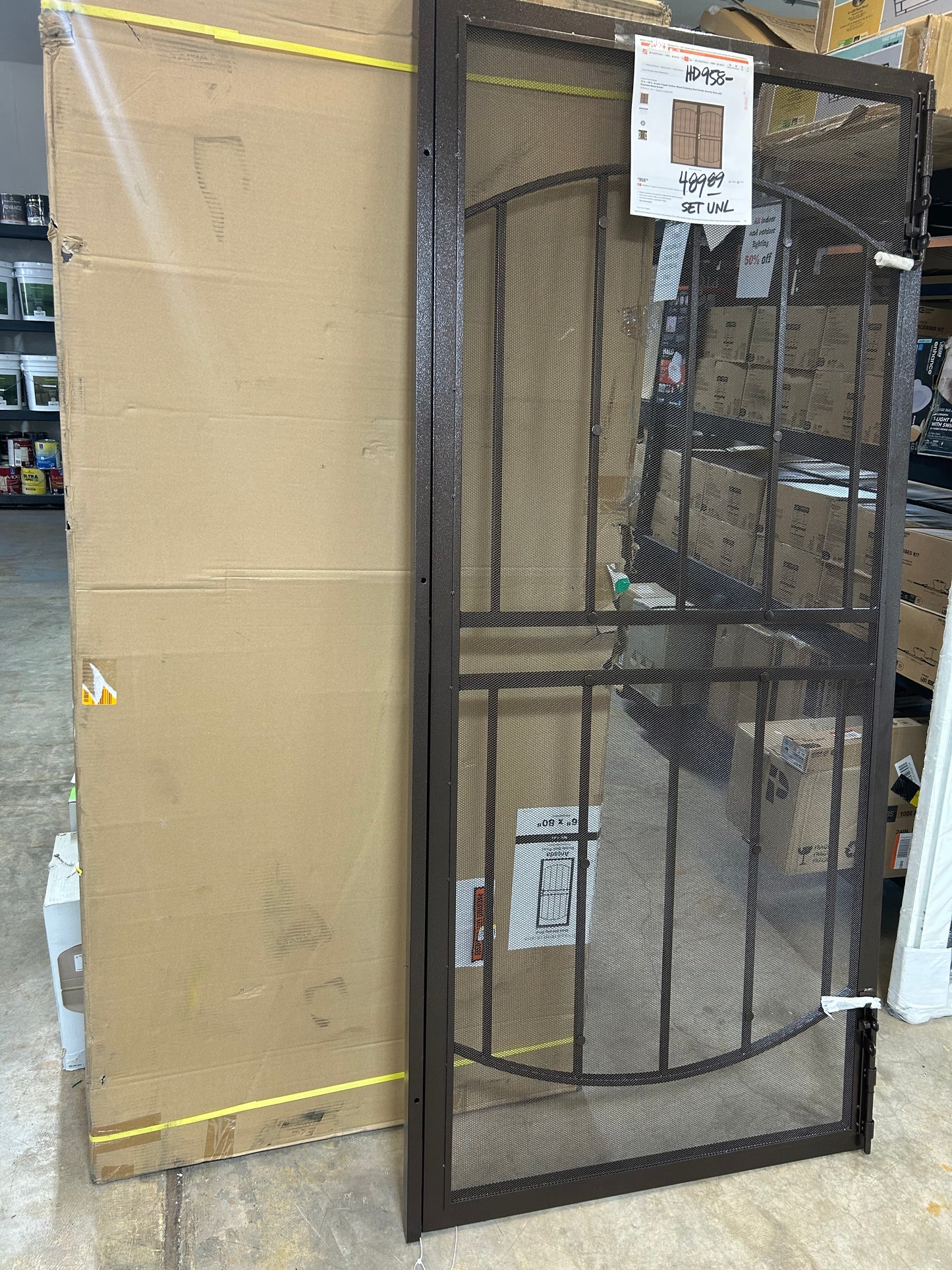 Arcada outswing, steel double security door