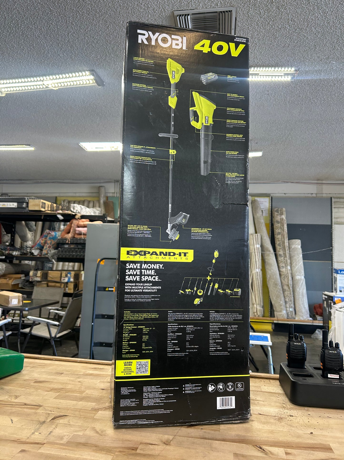 Ryobi blower combo