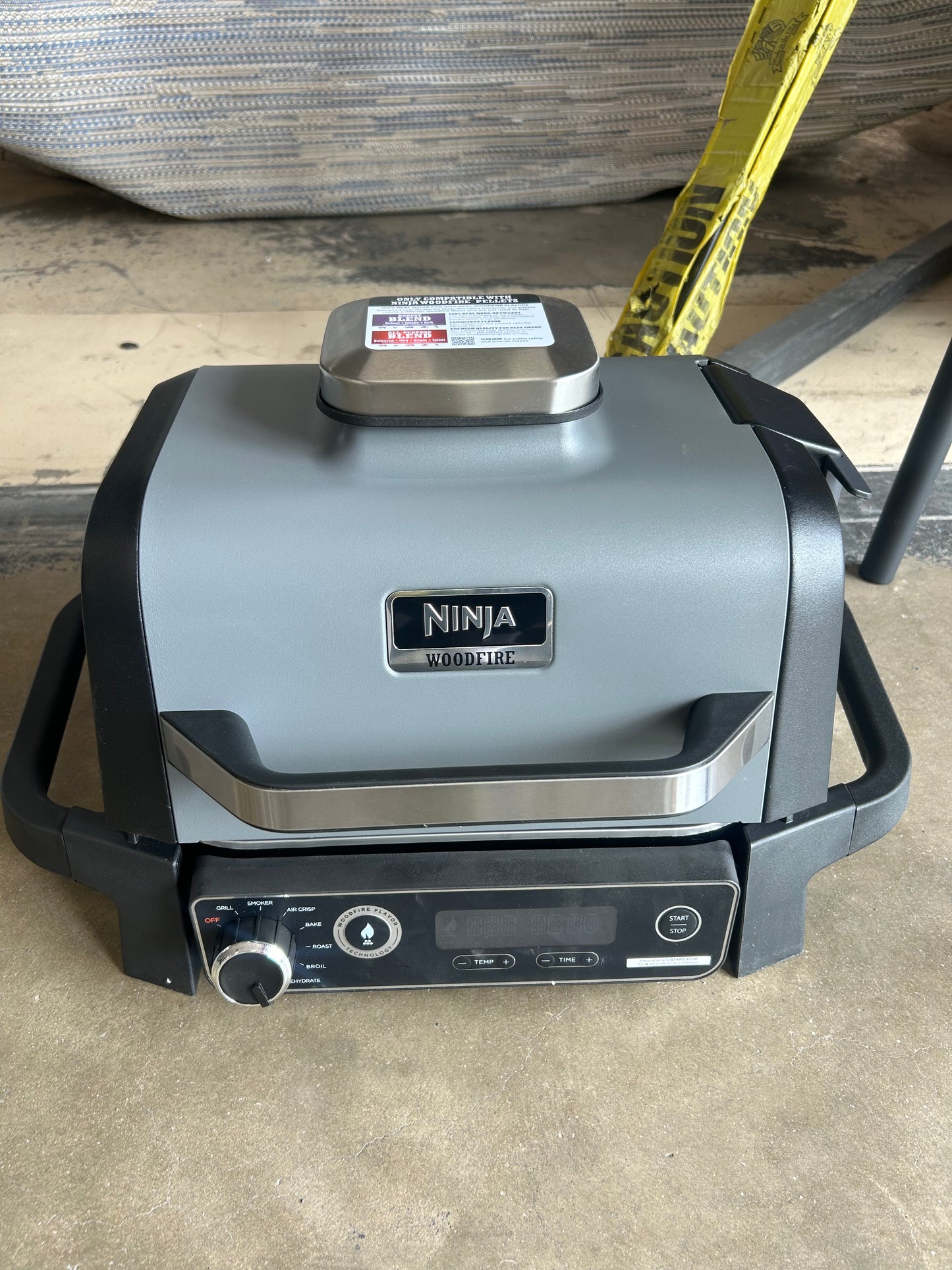 Ninja wood fire outdoor grill and smoker
