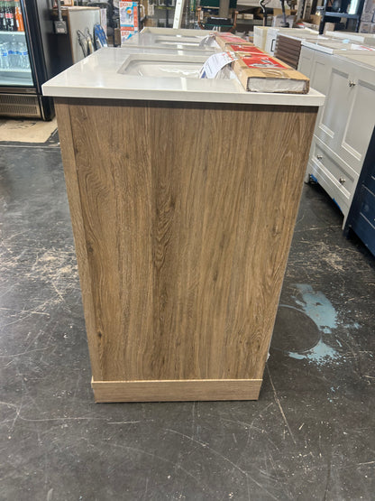 Glacier Bay Oak bathroom vanity
