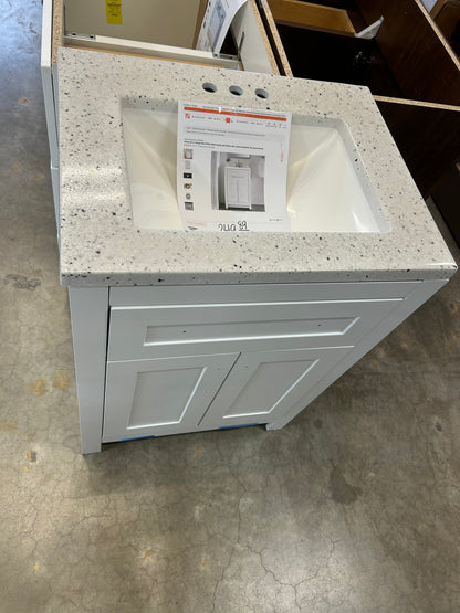Clady 25” single sink bathroom vanity