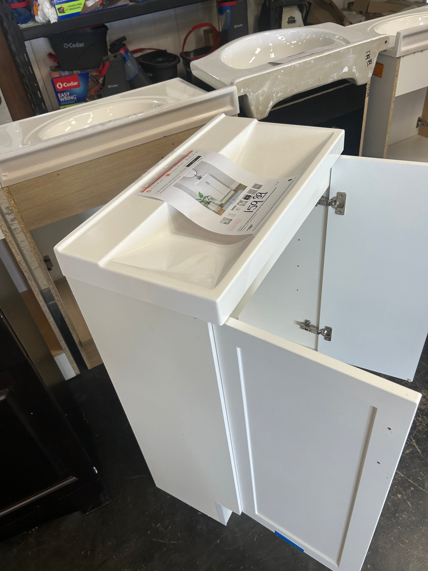 Glacier Bay bathroom vanity