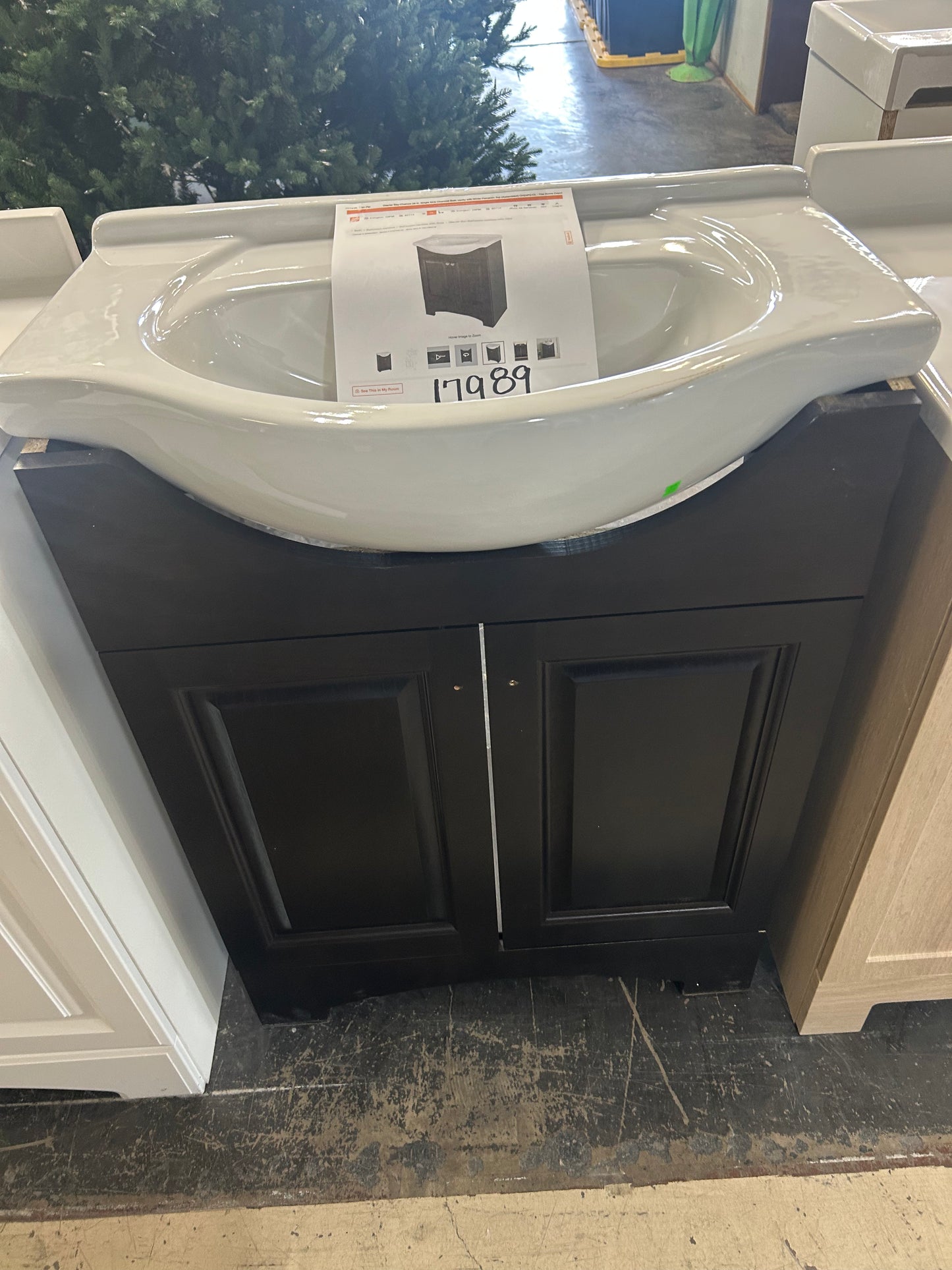 Glacier Bay sink single vanity