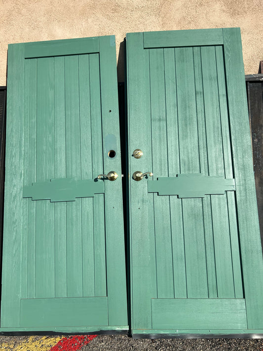 Exterior door set
