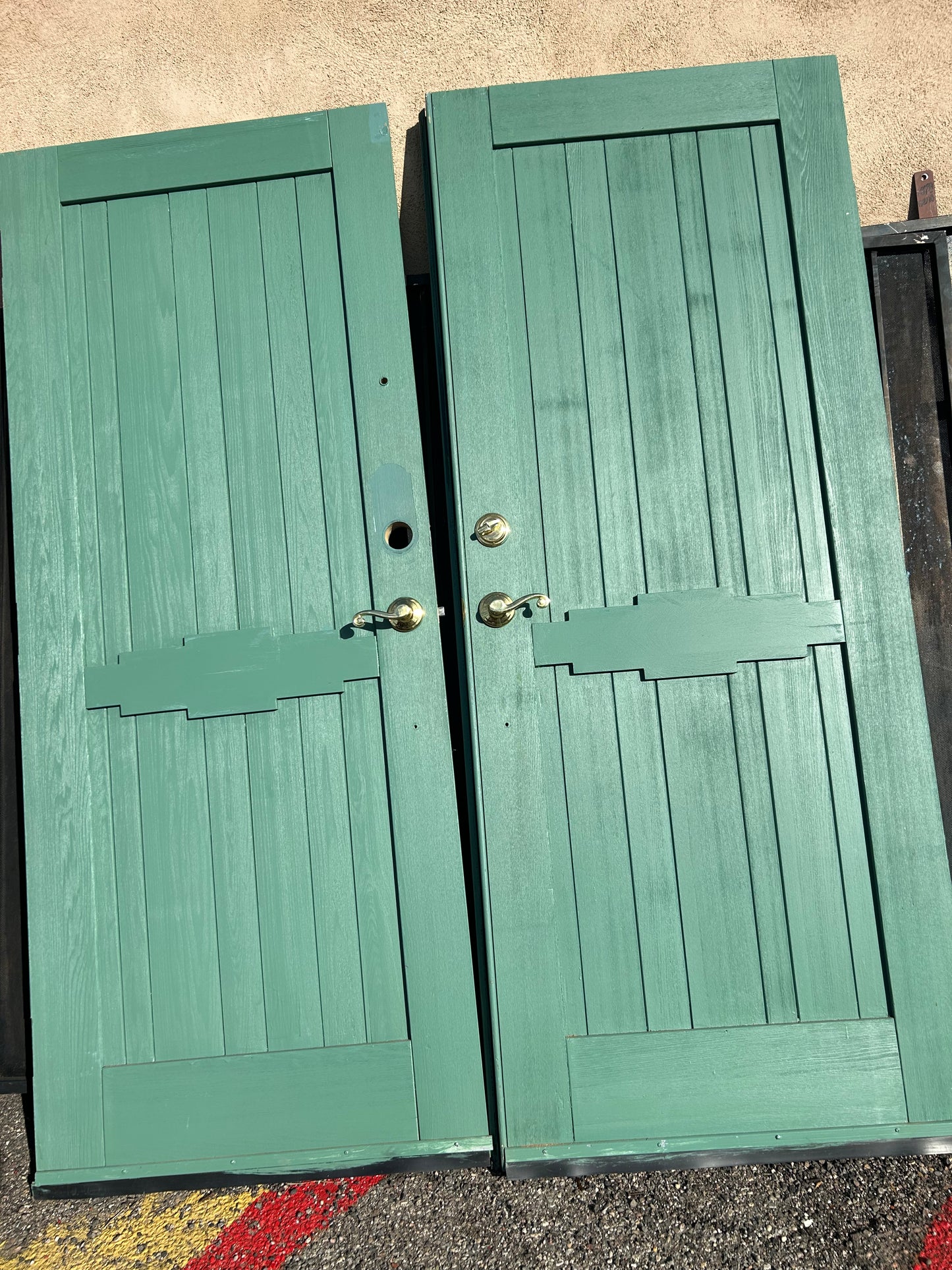 Exterior door set