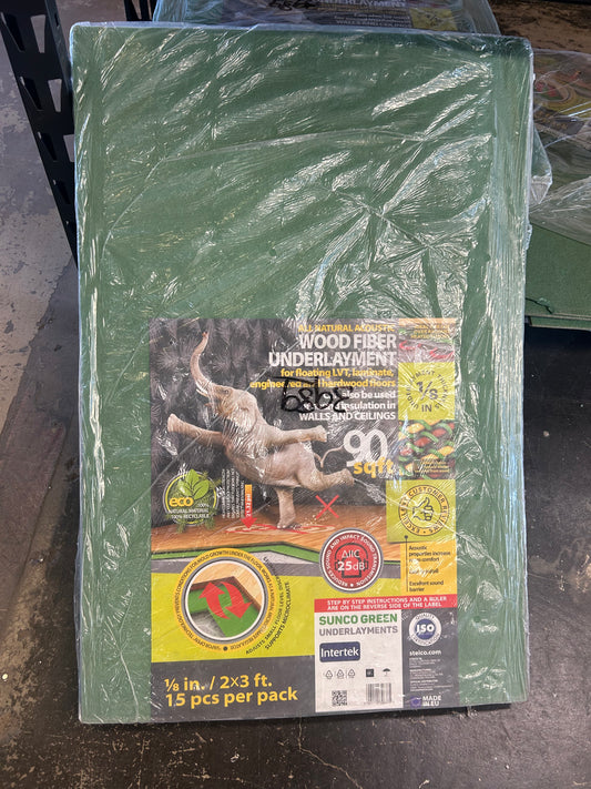 Wood fiber for underlayment