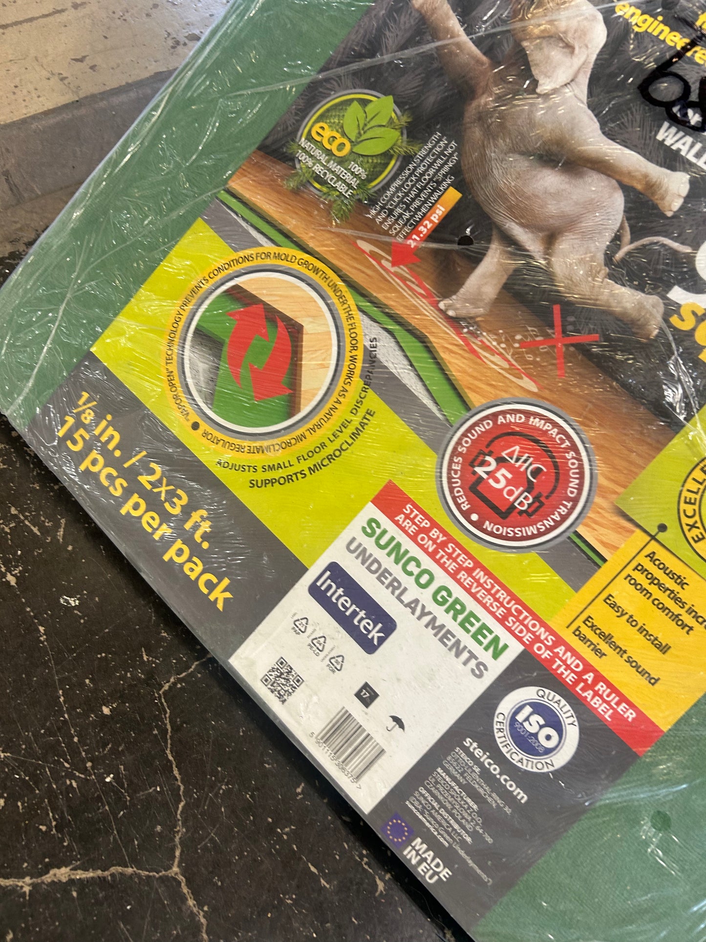 Wood fiber for underlayment