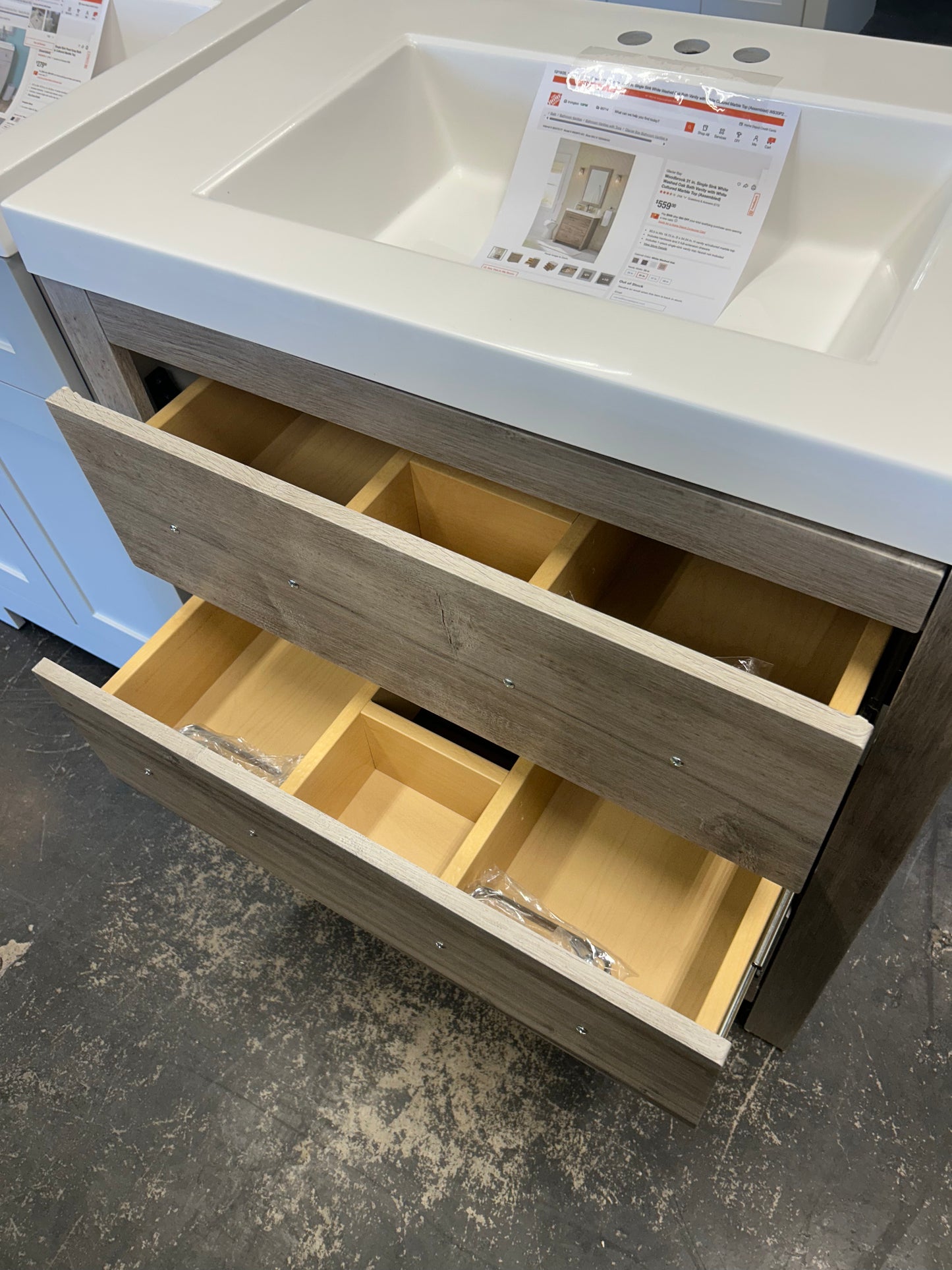 Woodbrook Glacier bay Vanity