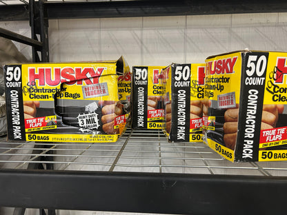 Husky contractor cleanup bags