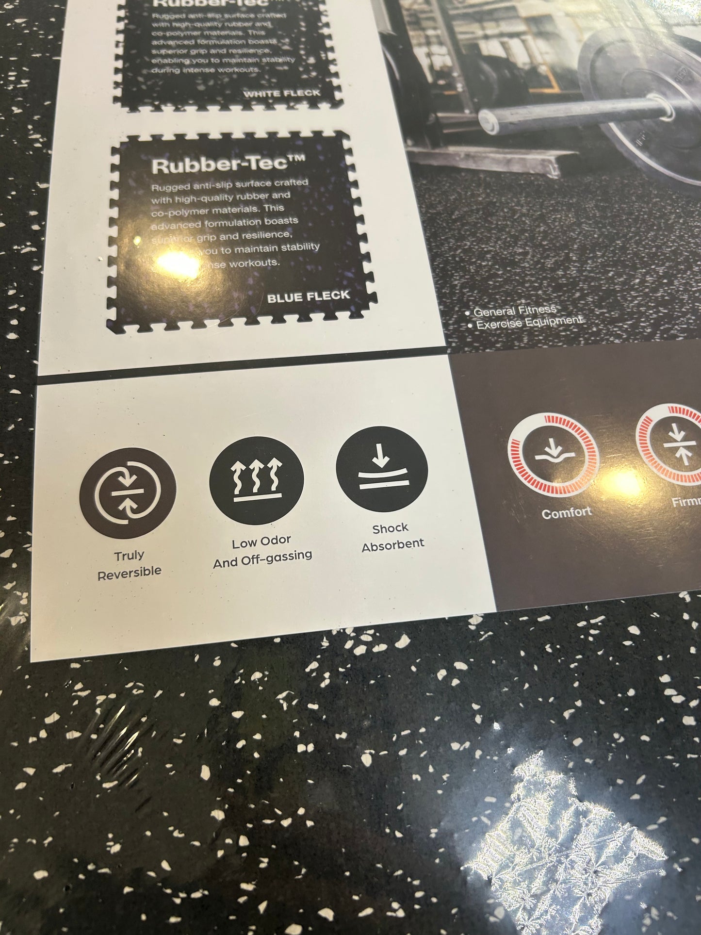 Norsk Rubber-Tec Reversible Gym Mats