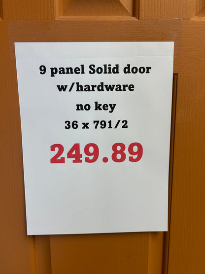 Solid door