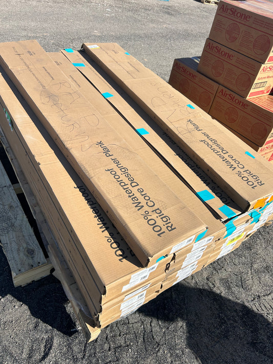 Malibu white pink French oak Shoreline vinyl plank flooring