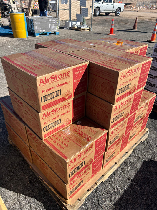 Airstone brown cement wall tiles