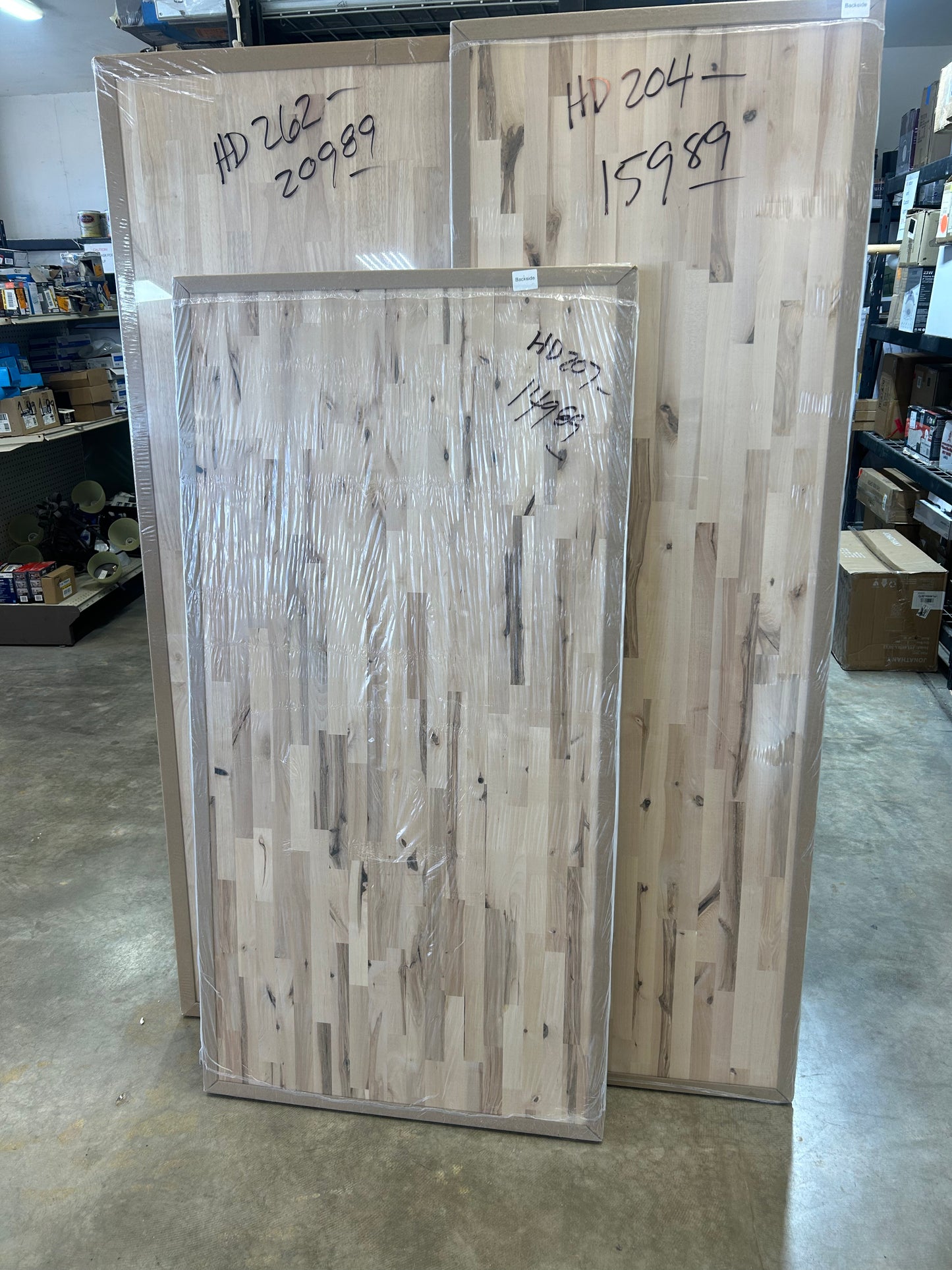 Assorted Butcher block