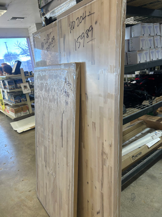 Assorted Butcher block