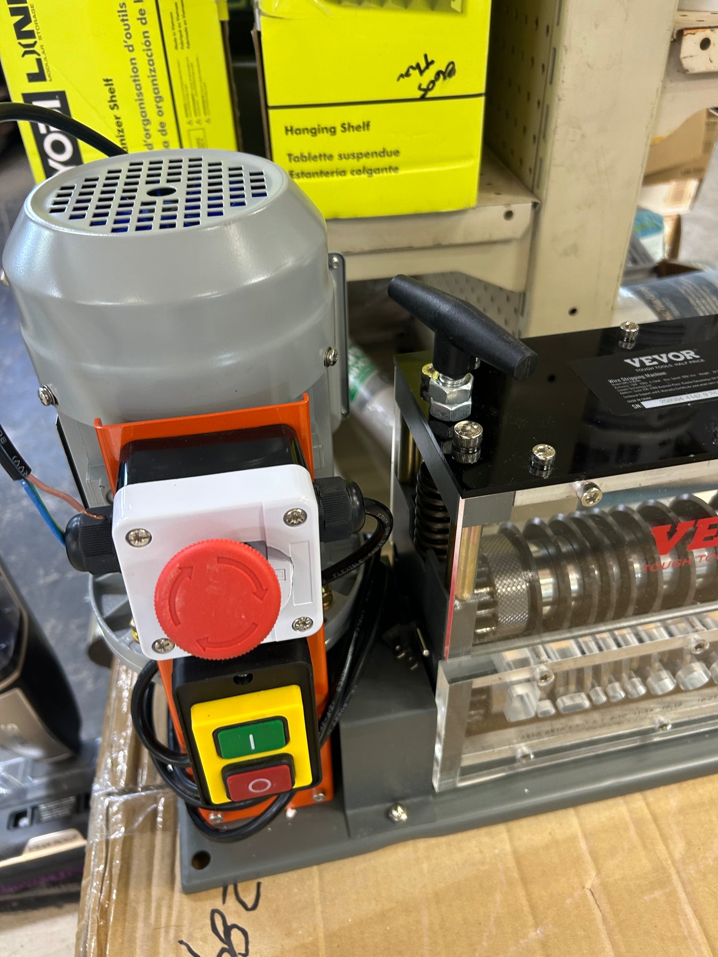 Automatic wire, stripping machine