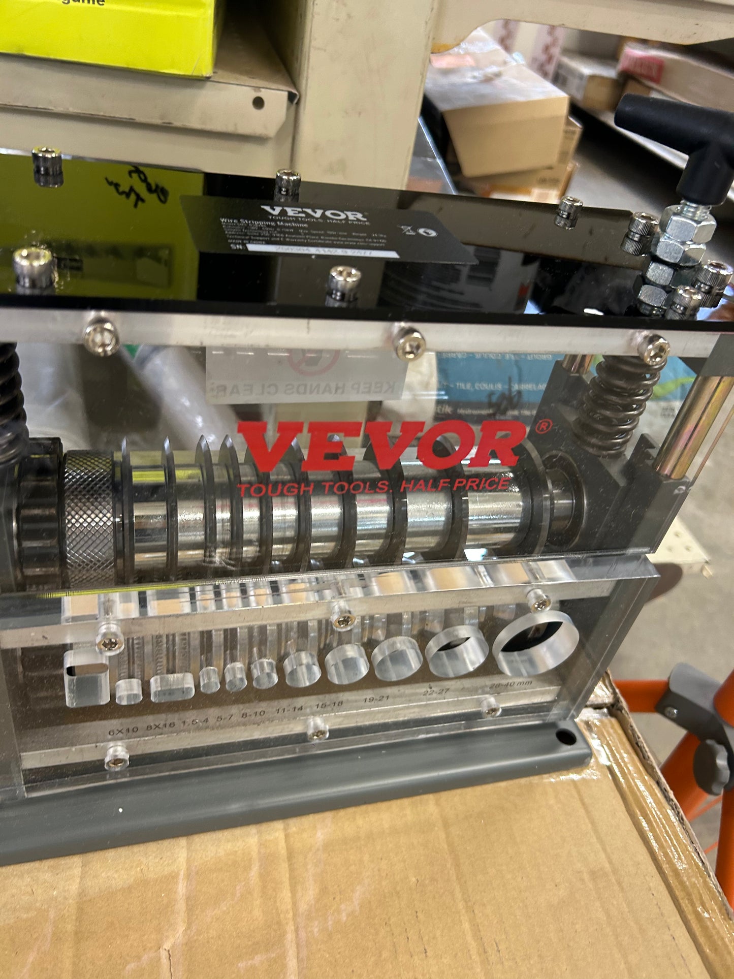 Automatic wire, stripping machine