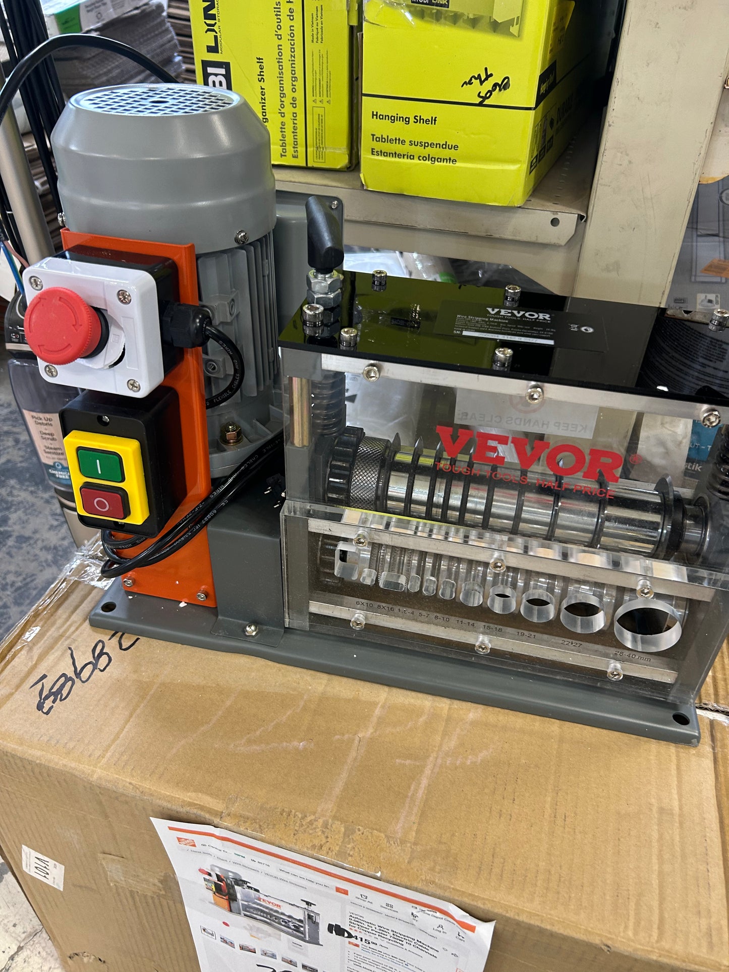 Automatic wire, stripping machine