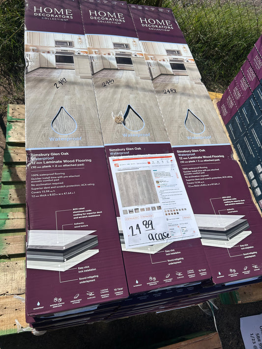 Waterproof laminate wood flooring