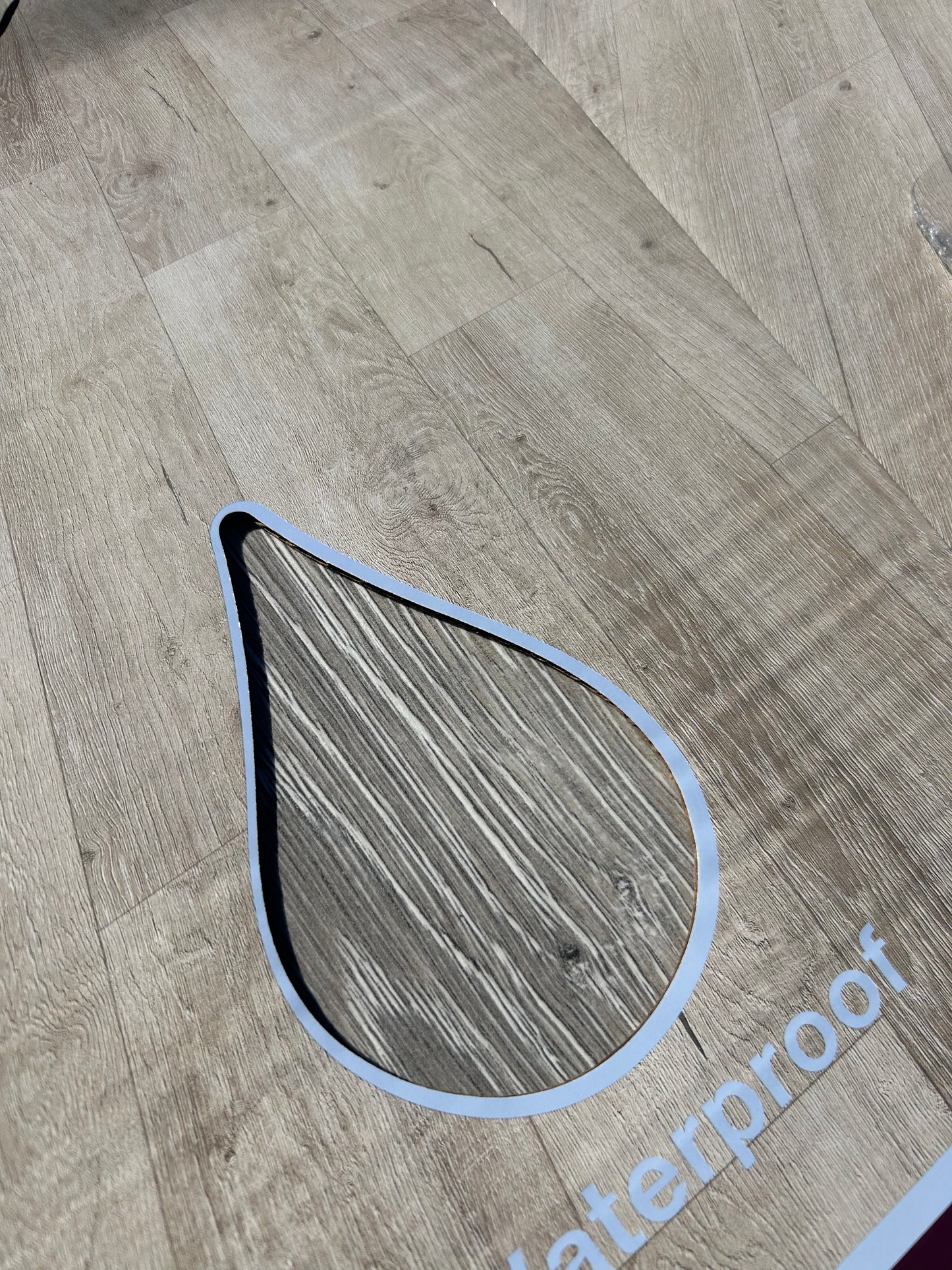 Waterproof laminate wood flooring