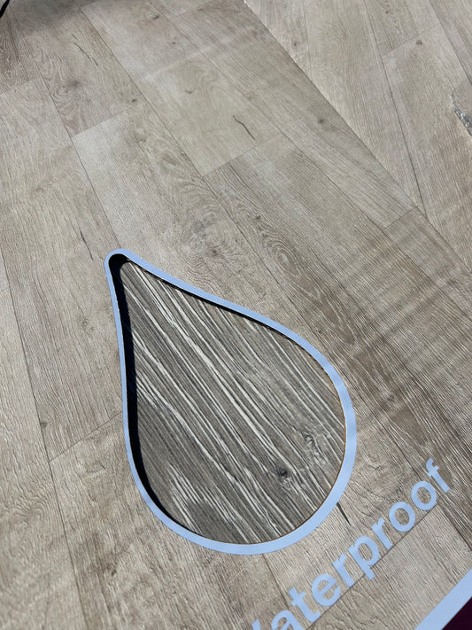 Waterproof laminate wood flooring