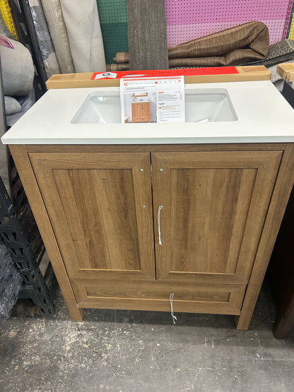 Moorside, 30 inch single sink, bathroom vanity