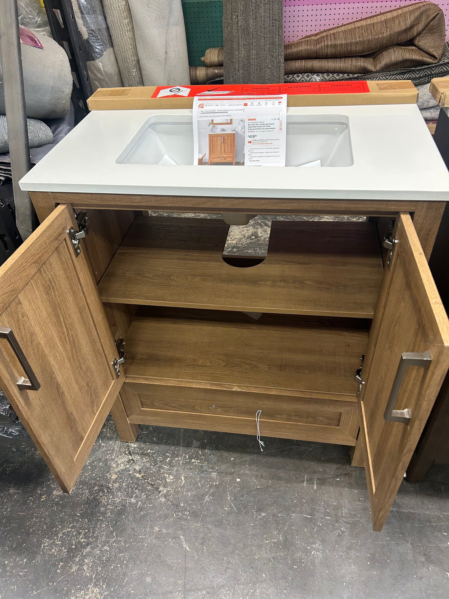 Moorside, 30 inch single sink, bathroom vanity