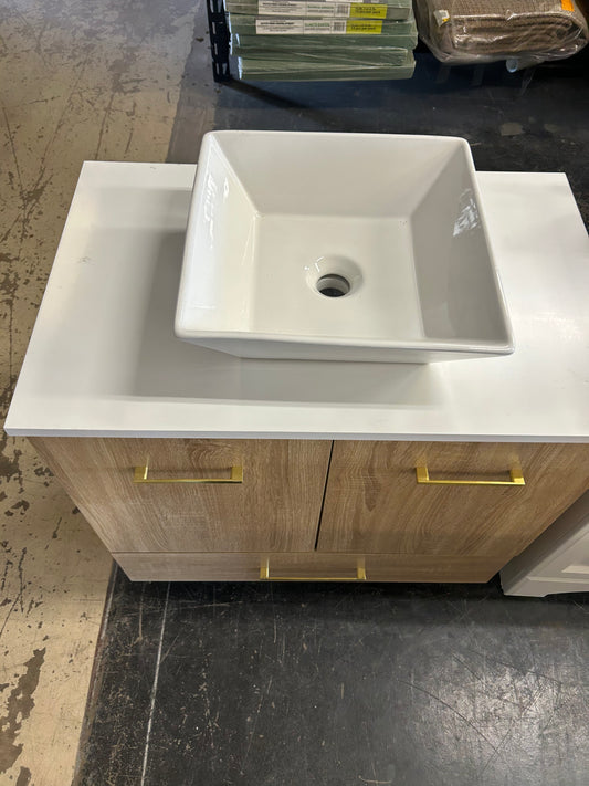 Bathroom Vanity Beige