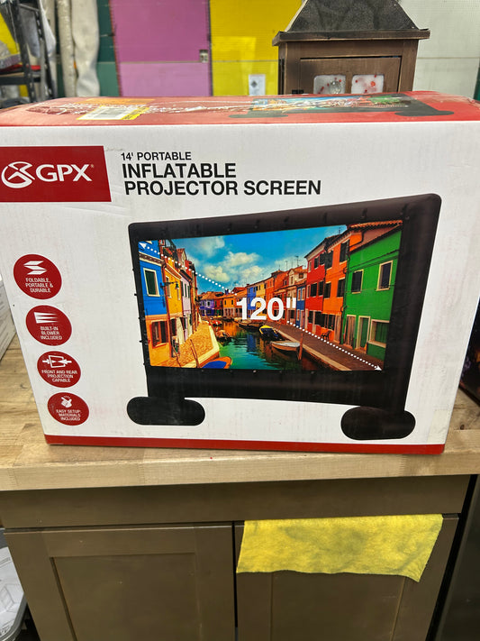 10 ft portable inflatable projector screen ￼