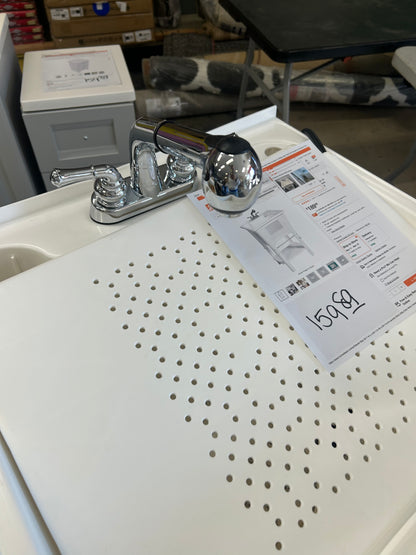 Utility laundry sink