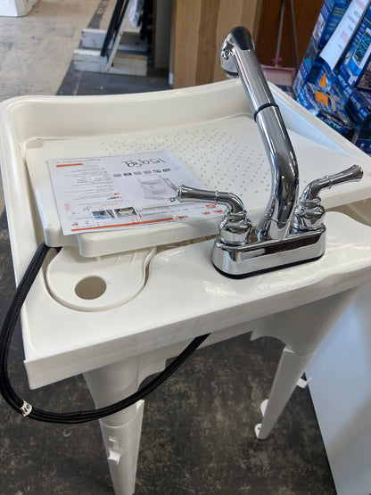 Utility laundry sink