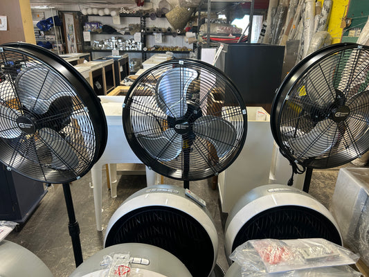 Commercial electric metal fans