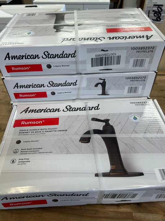 American Standard single handle bathroom faucet