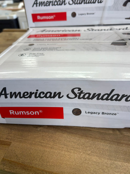 American Standard single handle bathroom faucet