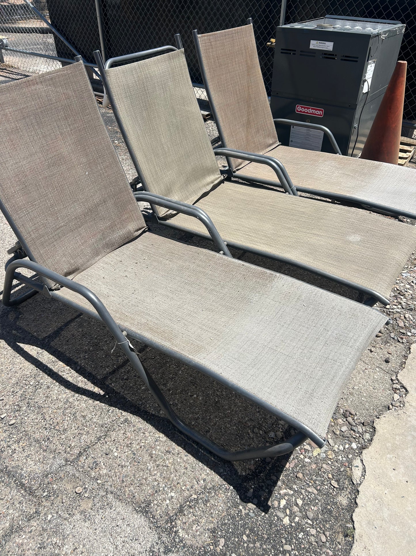 Pool lounge chairs