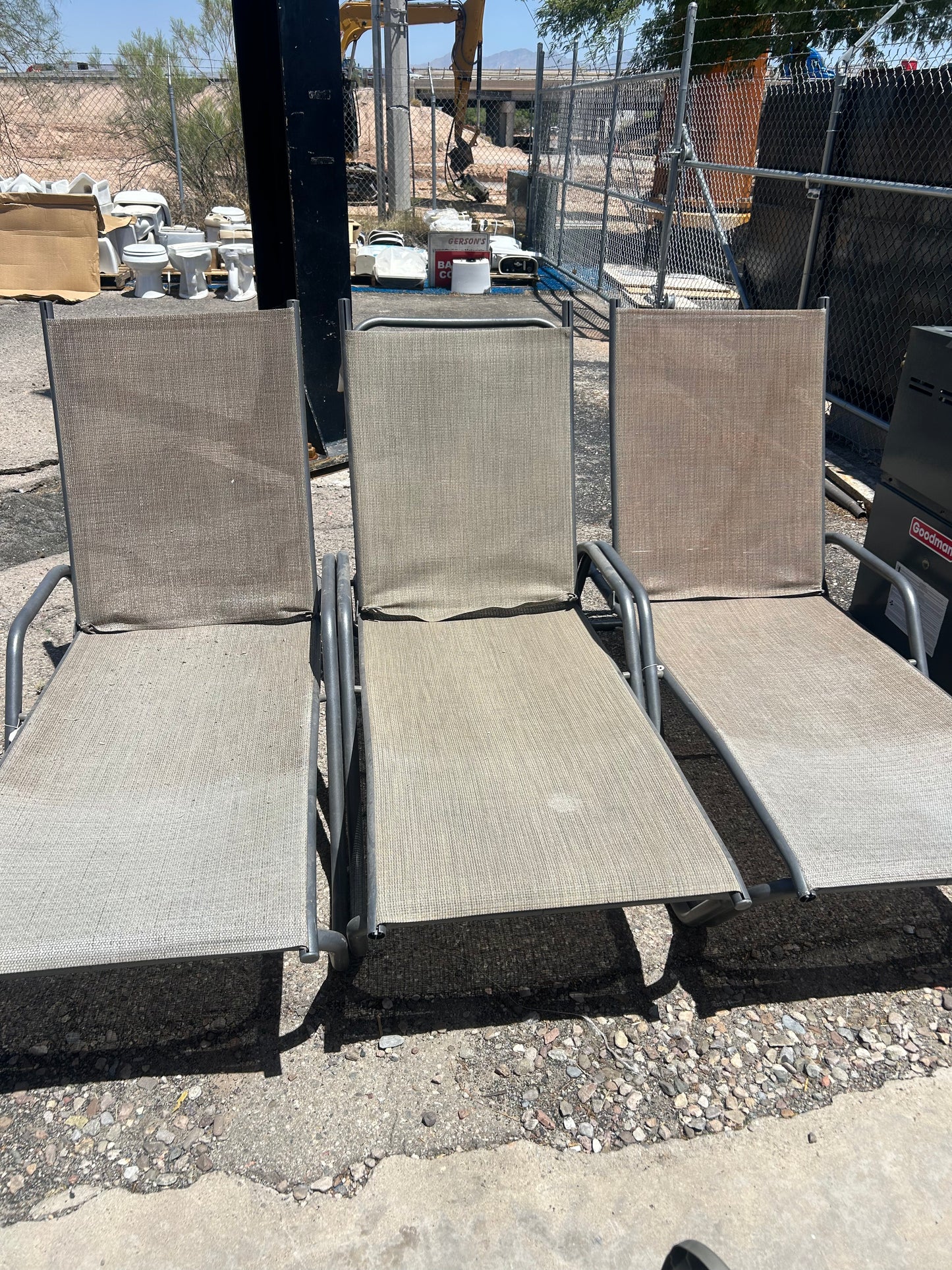 Pool lounge chairs