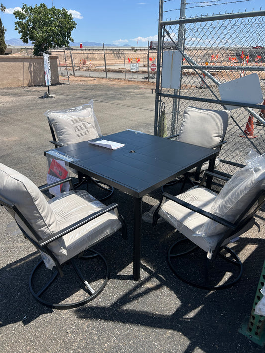 Hampton Bay metal outdoor dining set