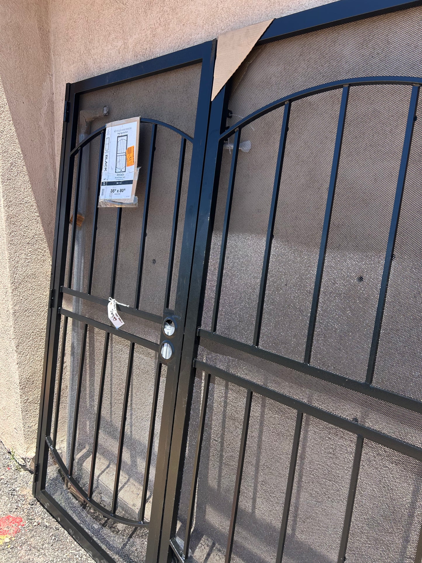 Double security doors set