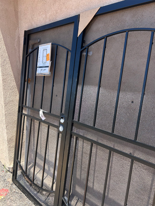 Double security doors set