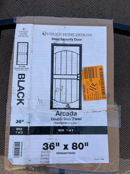 Double security doors set
