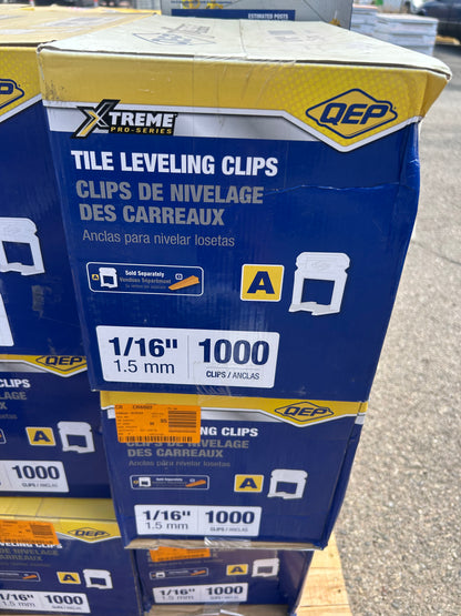 Tile leveling clips