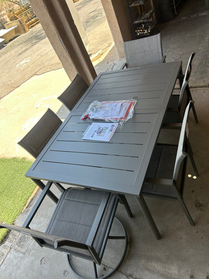 Hampton Bay 7- piece Metal Outdoor set ￼