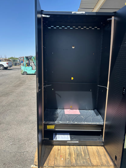 Husky extra wide garage storage cabinet
