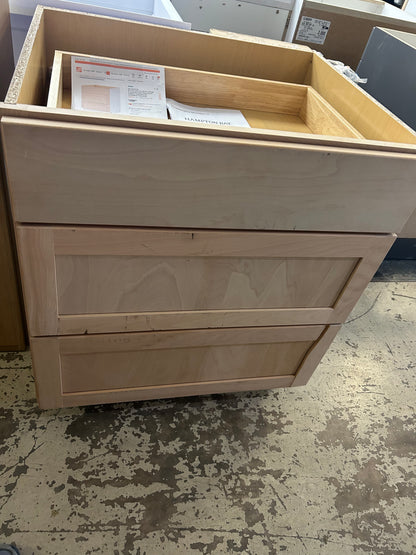30” drawer base kitchen cabinet