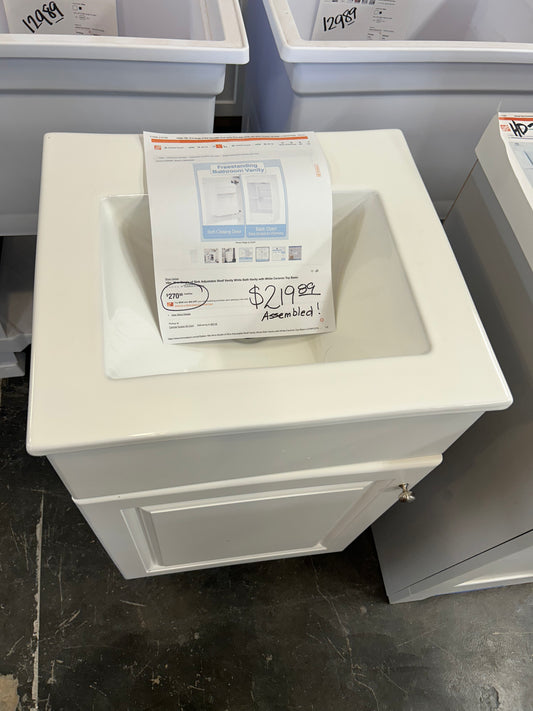 18” bathroom vanity