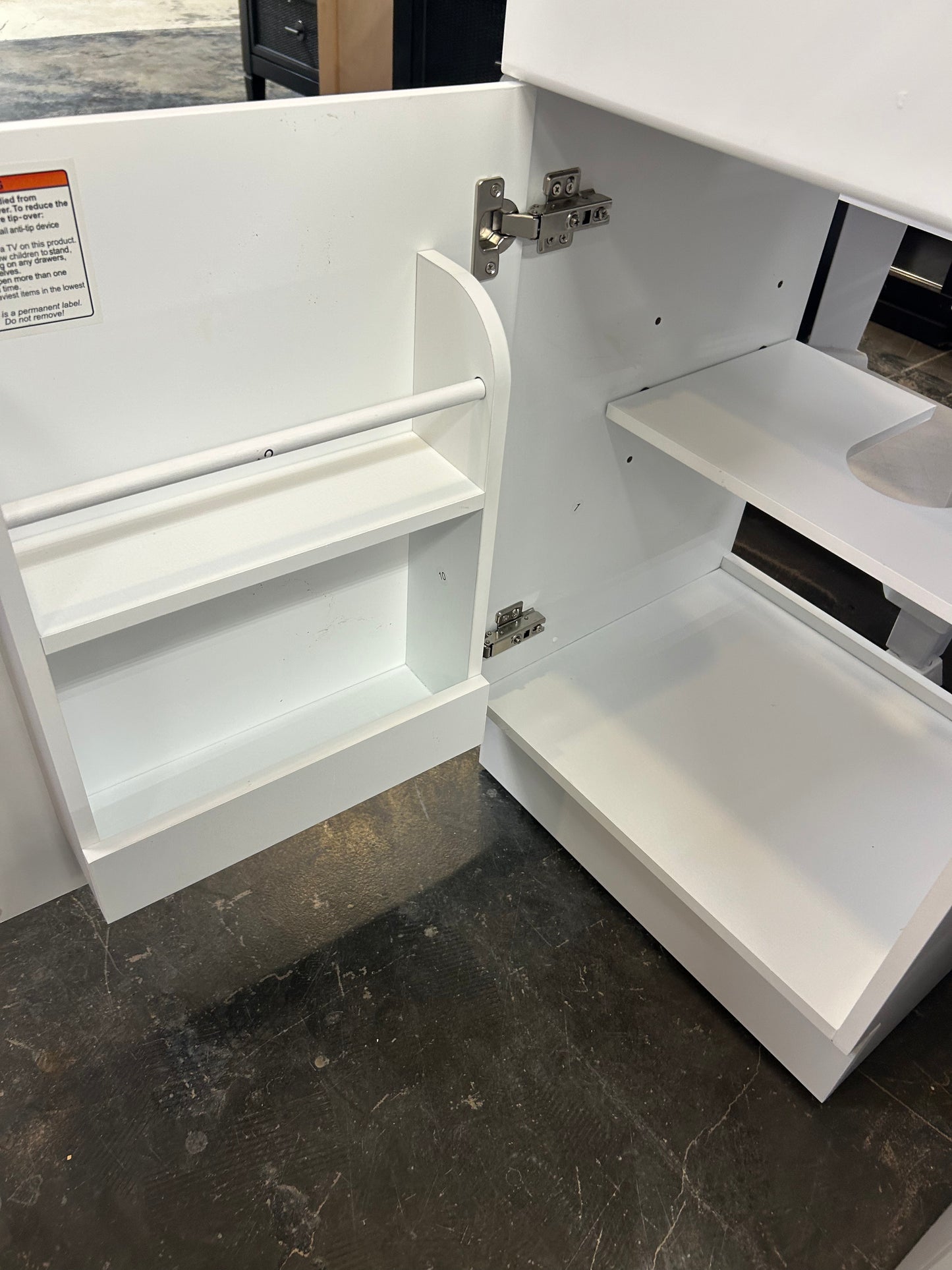 18” bathroom vanity