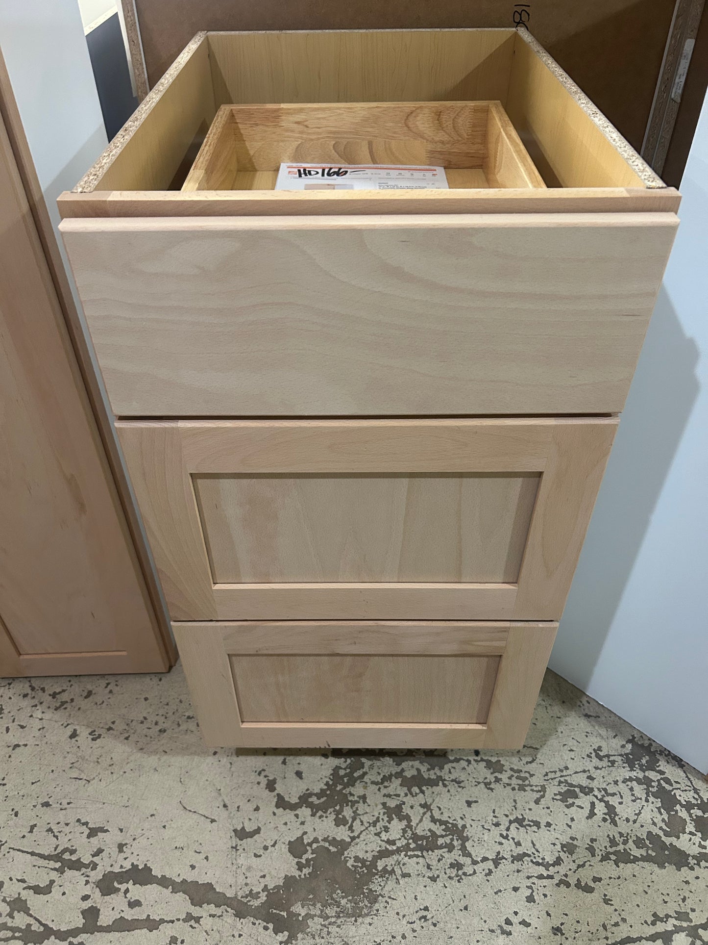 18 inch drawer base kitchen cabinet