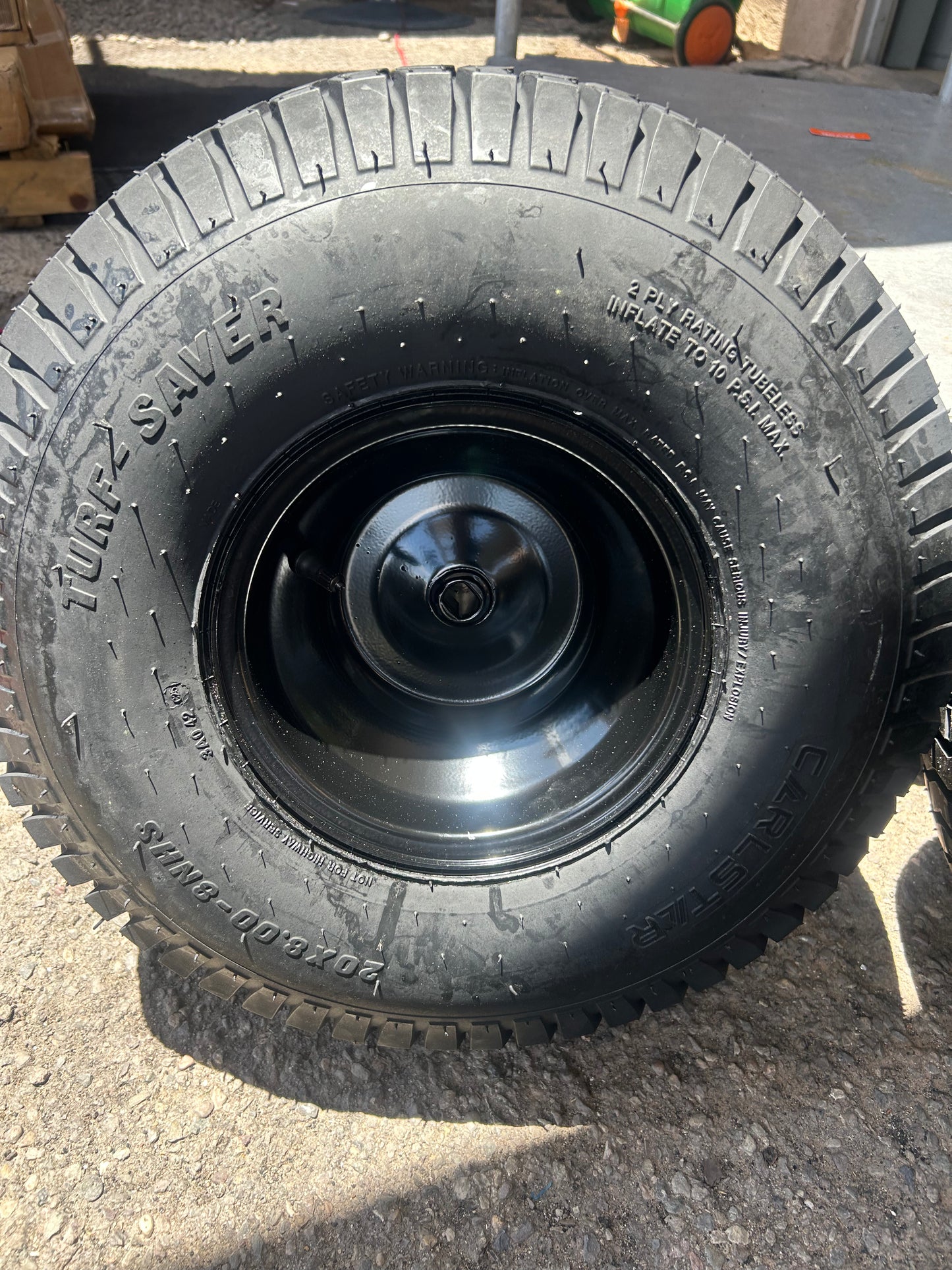 Rider rear wheel black with rims